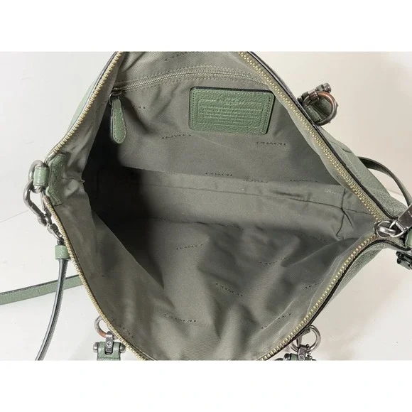 Coach, Prairie satchel, polished pebble leather, Green - Picture 6 of 8